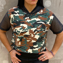 Load image into Gallery viewer, ZAMORA Cropped in Green Camo
