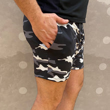 Load image into Gallery viewer, BODRUM Shorts in Black Camouflage
